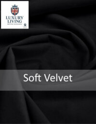 Luxury Living Triple Woven Blackout Velvet Ring Top Curtains With Cascading Diamante Studs 168Cm X 229Cm Black - thumbnail 5