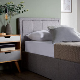 Home Treats Single Grey Ottoman Storage Bed Frame Gas Lifting With Deluxe Sprung Single Mattress - thumbnail 6