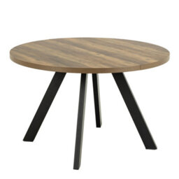 Furniture To Go Zalida Round Dining Table In Oak - thumbnail 1