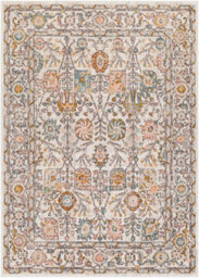 Livabliss Ankara-Vintage Pink Grey Traditional Boho Living Dining Bedroom Rug 160 X 213 Cm Easy Care, Non Shedding - thumbnail 1
