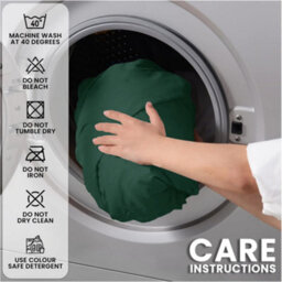 Aspire Homeware Emerald Green Fitted Sheet 40 Cm Extra Deep Pocket Hypoallergenic Bed Sheet Microfiber (L)190Cm X (W)90Cm, Single - thumbnail 3
