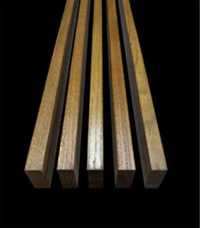 Solid Oak Decor Slats Wall Decoration Room Divider Clear Golden Oak Finish 30 Pack (L) 2400mm X (W) 50mm X (T) 20mm - thumbnail 2