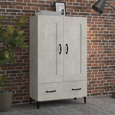 Berkfield Highboard Concrete Grey 70X31X115 Cm Engineered Wood - image 1