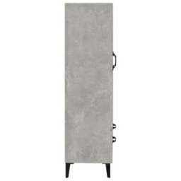 Berkfield Highboard Concrete Grey 70X31X115 Cm Engineered Wood - thumbnail 8