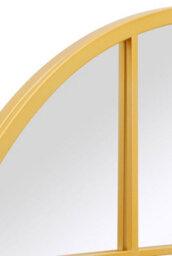 Mirroroutlet The Fenarc Gold Metal Framed Arched Window Wall Garden Mirror 180Cm X 90Cm - thumbnail 5