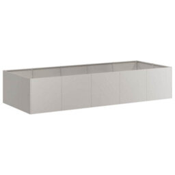 Berkfield Planter Rusty 200X80X40 Cm Weathering Steel - thumbnail 4