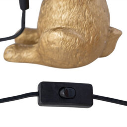 First Choice Lighting Set Of 2 Hop Hop Gold Bunny Rabbit Lamps - thumbnail 6