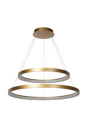 Lucide Vidal - Pendant Light - 78 Cm - Led Dim. - 1X92W 2700K - Matt Gold / Brass - thumbnail 2