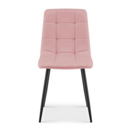 Bravich Zurich Velvet Embossed Dining Chair - Pink - thumbnail 9