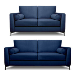 Modern Home Zara 3+2 Seater Sofa Set Navy - thumbnail 1