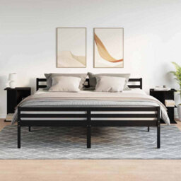 Berkfield Bedside Tables 2 Pcs Black Oak 46.5X29X61 Cm Engineered Wood - thumbnail 3