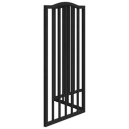 Walplus Black Foldable Dog Gate 3 Panels 150 Cm Poplar Wood, Pet Barrier - thumbnail 5