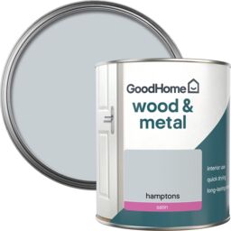 GoodHome Hamptons Satin Interior Metal & Wood Paint, 750Ml - thumbnail 3