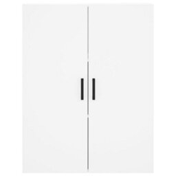 Berkfield Highboard White 69.5X34X180 Cm Engineered Wood - thumbnail 6