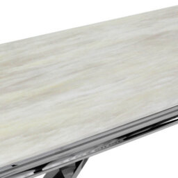 Cream Marble Top Modern Console Table Hallway Side Table Living Room Furniture - thumbnail 8