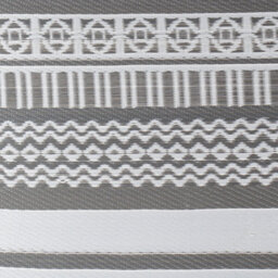 Charles Bentley Tribal Lightweight Waterproof Indoor/outdoor Rug Grey 170X120Cm - thumbnail 3