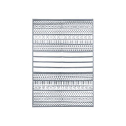 Charles Bentley Tribal Lightweight Waterproof Indoor/outdoor Rug Grey 170X120Cm - thumbnail 1