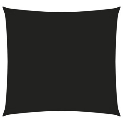 Berkfield Sunshade Sail Oxford Fabric Square 4.5X4.5 M Black - image 1