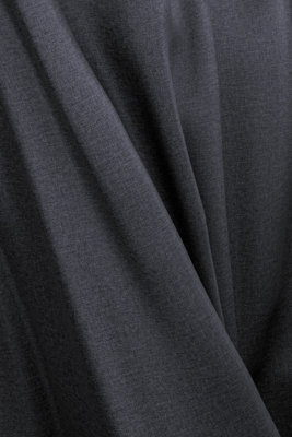 Bricoflor Semi-Sheer Curtain With Concealed Loops - Grey - 2,45 X 1,40 M - Plain - image 1
