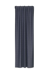Bricoflor Semi-Sheer Curtain With Concealed Loops  - Grey - 2,45 X 1,40 M - Plain - thumbnail 4