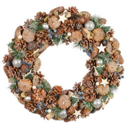 Dibor Traditional Giant Ivy Front Door Autumn Wreath Winter Spring Wreath  50Cm - thumbnail 1