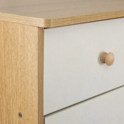 6 Drawer Storage Cabinet Bedside Chest Clothes Organizer Cupboard - thumbnail 6