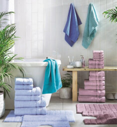 Allure Bath Fashions Luxury Zero Twist Egyptian Cotton Bath Towel - Baby Blue - thumbnail 7