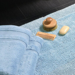 Allure Bath Fashions Luxury Zero Twist Egyptian Cotton Bath Towel - Baby Blue - thumbnail 3