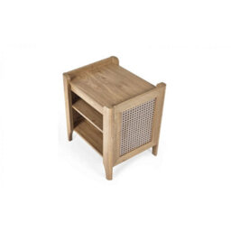 Ashfield Natural Oak Lamp Table With Removable Shelf - thumbnail 5