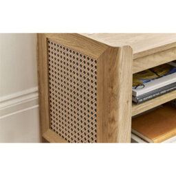 Ashfield Natural Oak Lamp Table With Removable Shelf - thumbnail 7