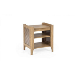 Ashfield Natural Oak Lamp Table With Removable Shelf - thumbnail 2