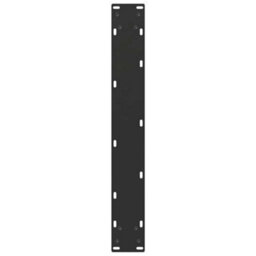 Berkfield Dining Table Legs U-Shaped 3 Pcs Black 70X(72-73) Cm Steel - thumbnail 7