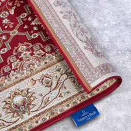 The Rugs Villeroy & Boch 1767 Indoor Outdoor Rug - Flat Woven Durable Polyester In Red - thumbnail 4