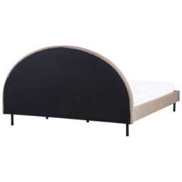 Beliani Bed Boucle Margut 180 X 200 Cm (Eu Super King) Taupe - thumbnail 6