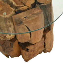 Vidaxl Coffee Table Solid Teak Driftwood 60 Cm - thumbnail 5