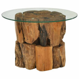 Vidaxl Coffee Table Solid Teak Driftwood 60 Cm - thumbnail 4