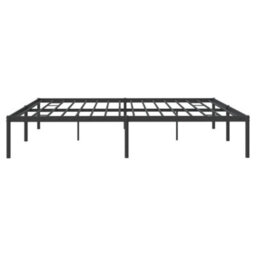 Berkfield Metal Bed Frame Black 180X200 Cm 6Ft Super King - thumbnail 6