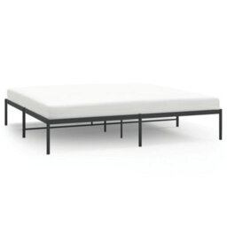 Berkfield Metal Bed Frame Black 180X200 Cm 6Ft Super King - thumbnail 2