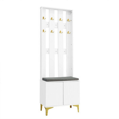 Hallway Furniture Set Wardrobe With Coat Rack - image 1