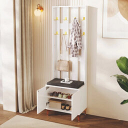 Hallway Furniture Set Wardrobe With Coat Rack - thumbnail 4