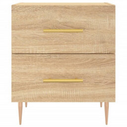 Berkfield Bedside Cabinet Sonoma Oak 40X35X47.5 Cm Engineered Wood - thumbnail 6