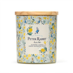 Peter Rabbit™ Lemon Blossom Scented Candle 1 Wick Wood Lid 30Hr Burn Gifts - thumbnail 4