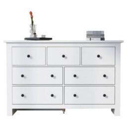Btm Sideboard Side Cabinet Kitchen Cabinet Storage Cabinet Sideboard Chest Of Drawers With 7 Drawers For Living Room, White - thumbnail 6