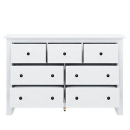 Btm Sideboard Side Cabinet Kitchen Cabinet Storage Cabinet Sideboard Chest Of Drawers With 7 Drawers For Living Room, White - thumbnail 8