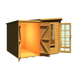 Shire Hampton 8 X 11 Feet With Side Shed - L119 X W224.8 X H190.2 Cm - thumbnail 6
