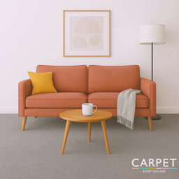 Carpet Shop Online Charm Grey Beige Twist Carpet 5.25M X 4M - thumbnail 4