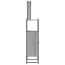 Berkfield 3 Piece Bathroom Furniture Set Grey Sonoma Engineered Wood - thumbnail 7