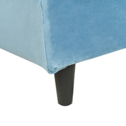 Beliani Bed Velvet Fitou 90 X 200 Cm (Eu Single) Light Blue - thumbnail 9