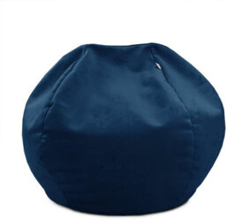 rucomfy Beanbags Rucomfy Kids Indoor Classic Slouchbag - Velvet Blue Bean Bag Chair - thumbnail 2