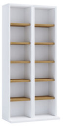 Vcm Wood Cd Dvd Stand Shelf Cabinet Milano - thumbnail 2